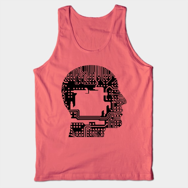Gears Computation Line Intelligence Tank Top by EagleAvalaunche